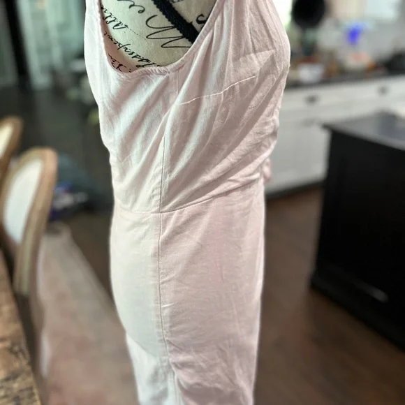 🌸NWT - ANN TAYLOR LINEN BLEND V-NECK WRAP DRESS - Picture 7 of 13